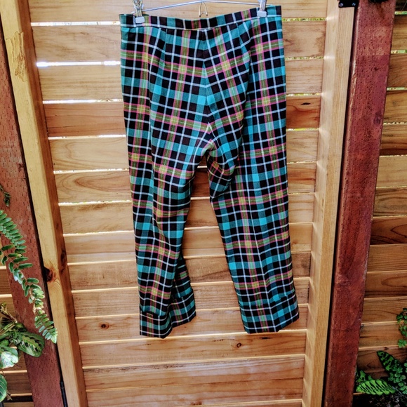 SOLD Trink Turk 6 plaid wool pants, *damaged* - Picture 6 of 7